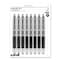 Uni-Ball Signo 207 Gel Pen, Retractable, Medium 0.7 mm, Black Ink, Clear/Black Barrel, PK8 1756584 - alternate 1
